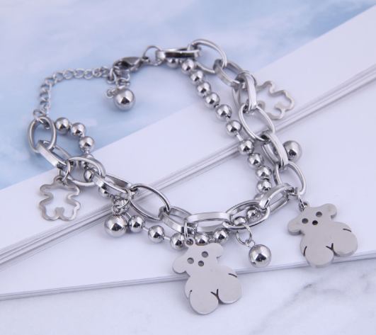 <span style="font-weight: bold; font-style: italic;">Pulsera estilo Tous&nbsp;</span>